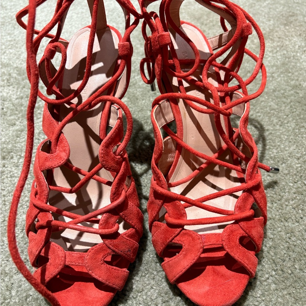 Banana Republic Red Strappy Heels